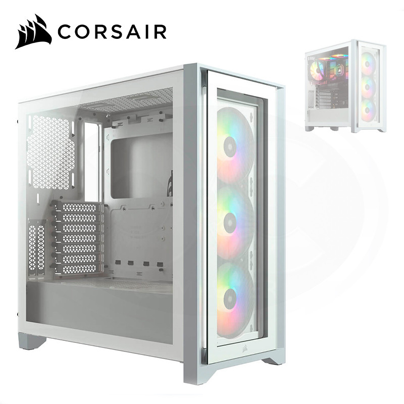 CASE CORSAIR 4000X WHITE - RGB